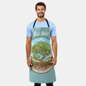 Olijfboom Vredessymbool in een vrij Palestina Land Schort (Gedragen)