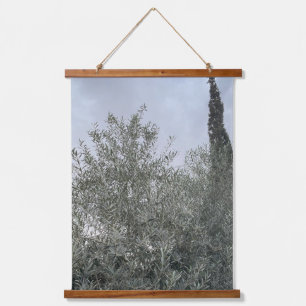 Olijfboom wandtapijt – Rustiek 66×91cm wandhangend Hangend Wandkleed