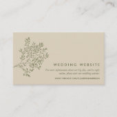 Olijfboomafdeling, website voor bijtende en wedden informatiekaartje (Voorkant)