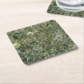 Olijfboombladeren Kartonnen Onderzetters (Schuin)