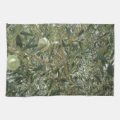 Olijfboombladeren Theedoek (Horizontaal)