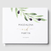 olijfboombruiloft gastenboek (Voorkant)