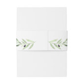 olijfboombruiloft uitnodigingen wikkel (Achterkant Voorbeeld)