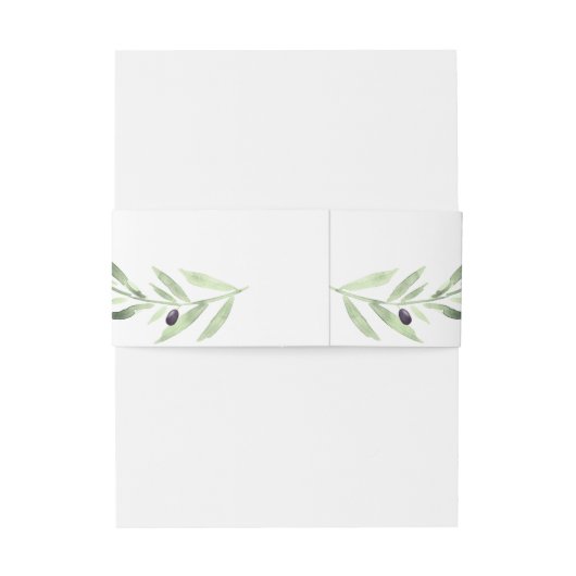 olijfboombruiloft uitnodigingen wikkel (Achterkant Voorbeeld)