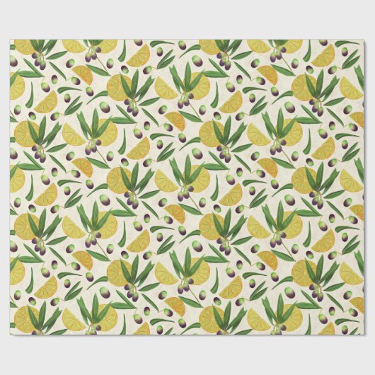 Olijfboomgaard Cadeaupapier (Vlak)