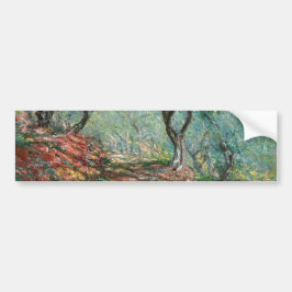 Olijfboomgaard in de Moreno-tuinen (door Monet) Bumpersticker