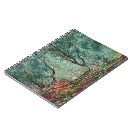 Olijfboomgaard in de Moreno-tuinen (door Monet) Notitieboek (Linkerzijde)