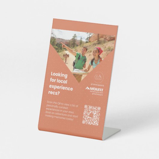 Olijfboomgaard Reclamebord Met Voetstuk (Voorkant)