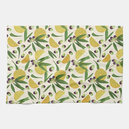 Olijfboomgaard Theedoek (Horizontaal)