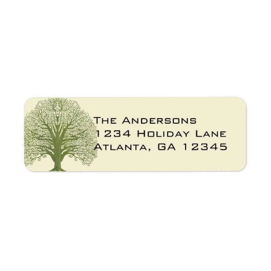 Olijfboomkrullen Labels (Voorkant)
