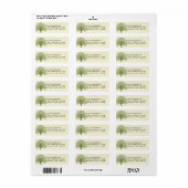 Olijfboomkrullen Labels (Full Sheet)