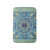 Olijfboomversiering voor de boze ogen badmat (Voorkant Verticaal)