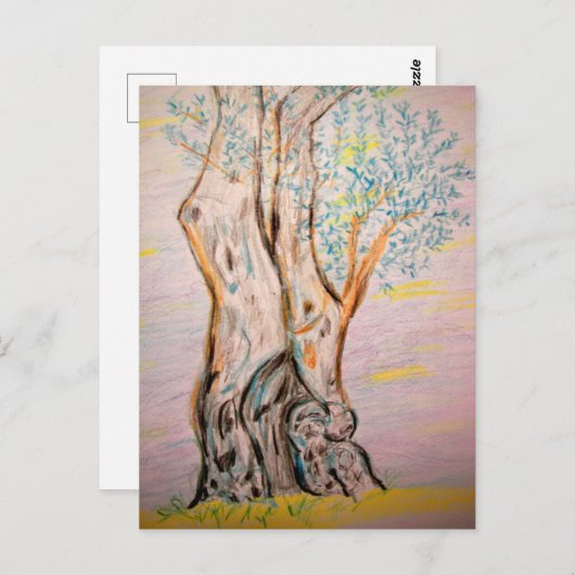 Olijfboomvrede Briefkaart (Voorkant / Achterkant)
