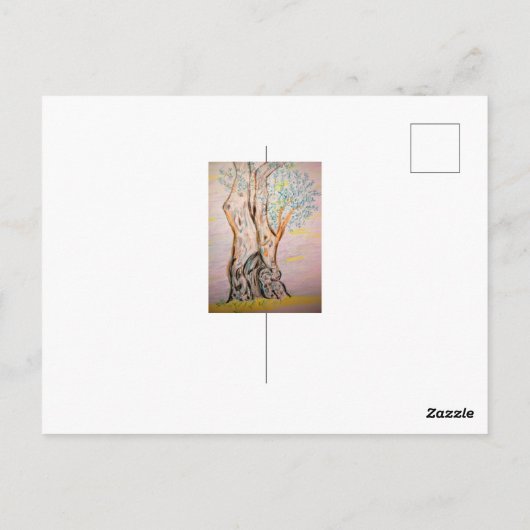 Olijfboomvrede Briefkaart (Achterkant)