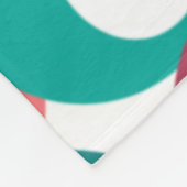 Olijfcirkels Fleece Deken (Hoek)