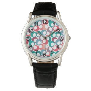 Olijfcirkels Horloge