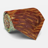 Olijfgaard, bleke blauwe lucht door Vincent van Go Stropdas (Opgerold)