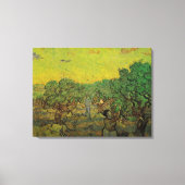 Olijfgaard met plukfiguren, Vincent van Gogh Canvas Afdruk (Voorkant)