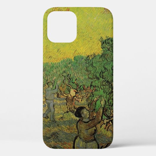 Olijfgaard met plukfiguren, Vincent van Gogh Case-Mate iPhone Case (Achterkant)