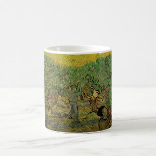 Olijfgaard met plukfiguren, Vincent van Gogh Koffiemok