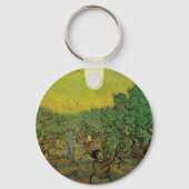 Olijfgaard met plukfiguren, Vincent van Gogh Sleutelhanger (Achterkant)