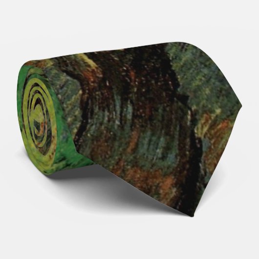 Olijfgaard met plukfiguren, Vincent van Gogh Stropdas (Opgerold)