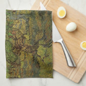 Olijfgaard met plukfiguren, Vincent van Gogh Theedoek (Quarter Fold)