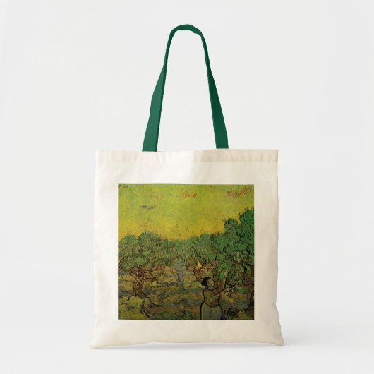 Olijfgaard met plukfiguren, Vincent van Gogh Tote Bag (Voorkant)