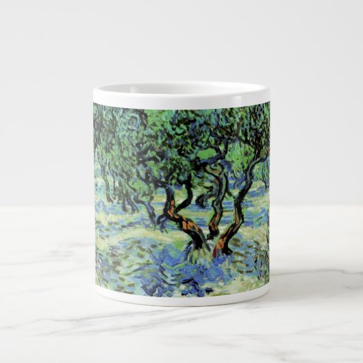 Olijfgaard van Vincent van Gogh Grote Koffiekop (Voorkant)
