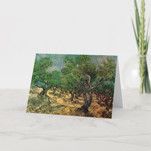 Olijfgaard van Vincent van Gogh Kaart (Voorkant)