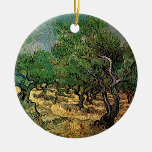 Olijfgaard van Vincent van Gogh Keramisch Ornament (Voorkant)