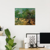Olijfgaard van Vincent van Gogh Poster (Thuiskantoor)