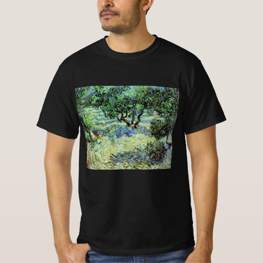 Olijfgaard van Vincent van Gogh T-shirt (Voorkant)