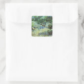 Olijfgaard van Vincent van Gogh Vierkante Sticker (Tas)