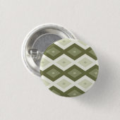 Olijfgroen diamantpatroon ronde button 3,2 cm (Voorkant /achterkant)