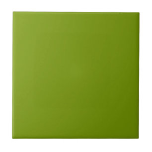 Olijfgroen Effen kleur #759603 Tegeltje