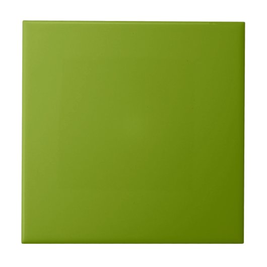 Olijfgroen Effen kleur | #759603 Tegeltje (Voorkant)