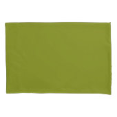Olijfgroen effen kussensloop (Voorkant)