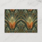 Olijfgroen Elegante   Bruid Informatiekaartje (Achterkant)