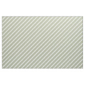 Olijfgroen en wit vijfstrips stof (Fat Quarter)