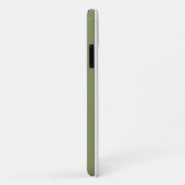 Olijfgroen en witte snoepstrepen Case-Mate iPhone case (Achterkant/rechts)