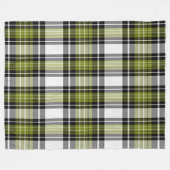 Olijfgroen en zwarte kieuwen fleece deken (Voorkant (Horizontaal))