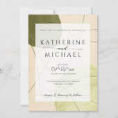 Olijfgroen esthetisch | Weddenschap Kaart (Voorkant)