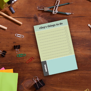Olijfgroen Grijs Dingen om te doen & Notities Post-it® Notes