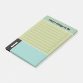 Olijfgroen Grijs Dingen om te doen & Notities Post-it® Notes (Schuin)