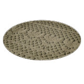 Olijfgroen Handgemaakt Kant Patroon Snijplank (Hoek)