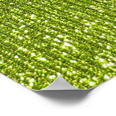 Olijfgroen kalm houden met Jouw tekst Poster (Hoek)