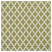 Olijfgroen Marokkaanse print Stof (Swatch)