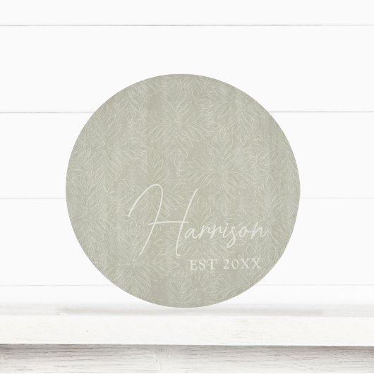 Olijfgroen Modern Minimalistisch Custom Snijplank