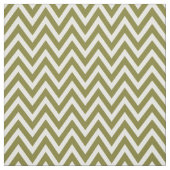 Olijfgroen Moderne Chevron strepen Stof (Swatch)